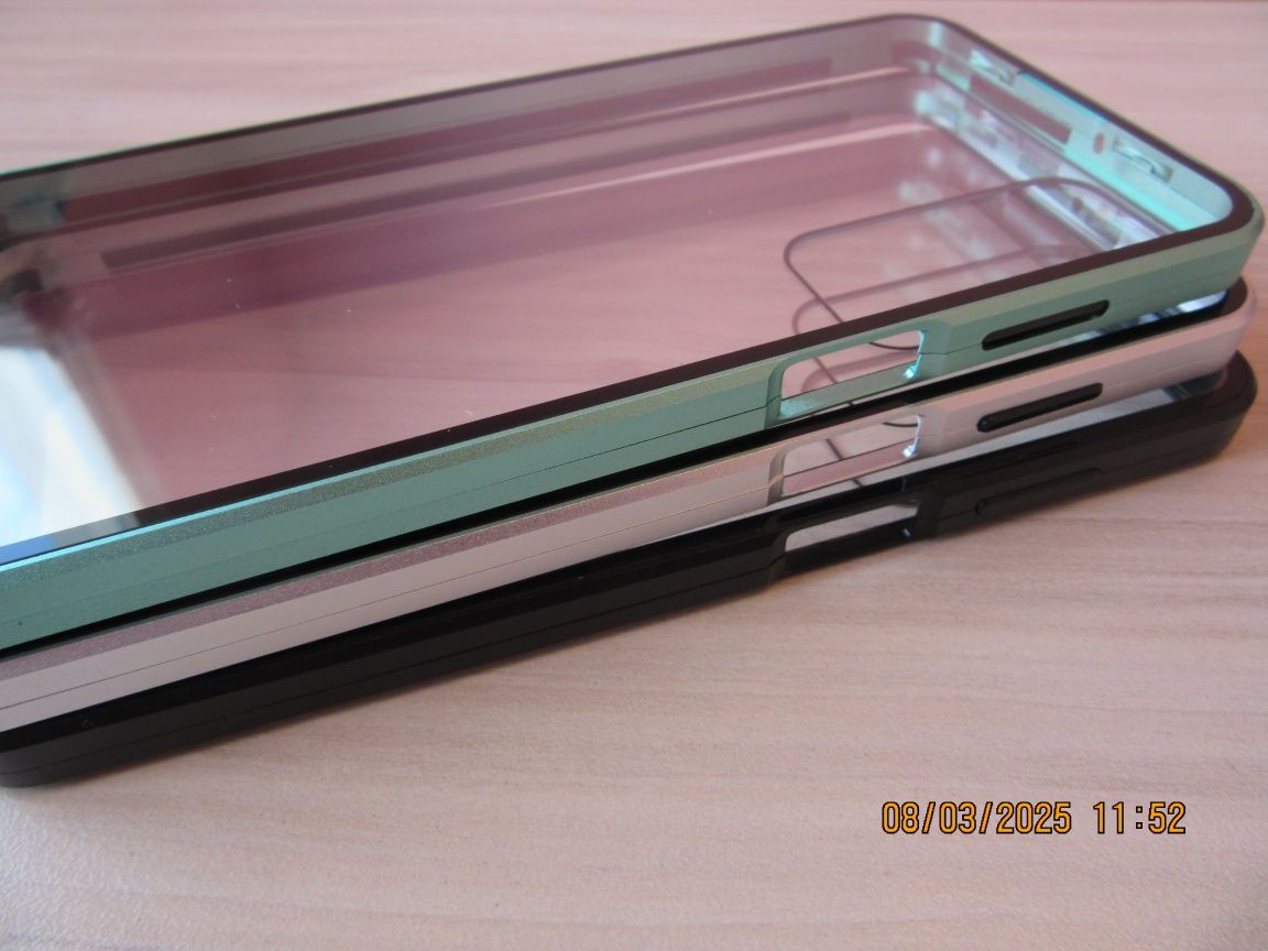 Samsung Galaxy A56 A16 A55 A15 / Двоен 360 градуса магнитен кейс калъф