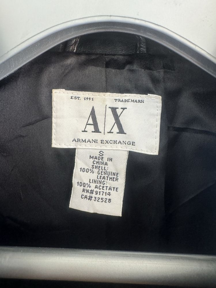 Кожено яке- Armani Exchange-естест. кожа