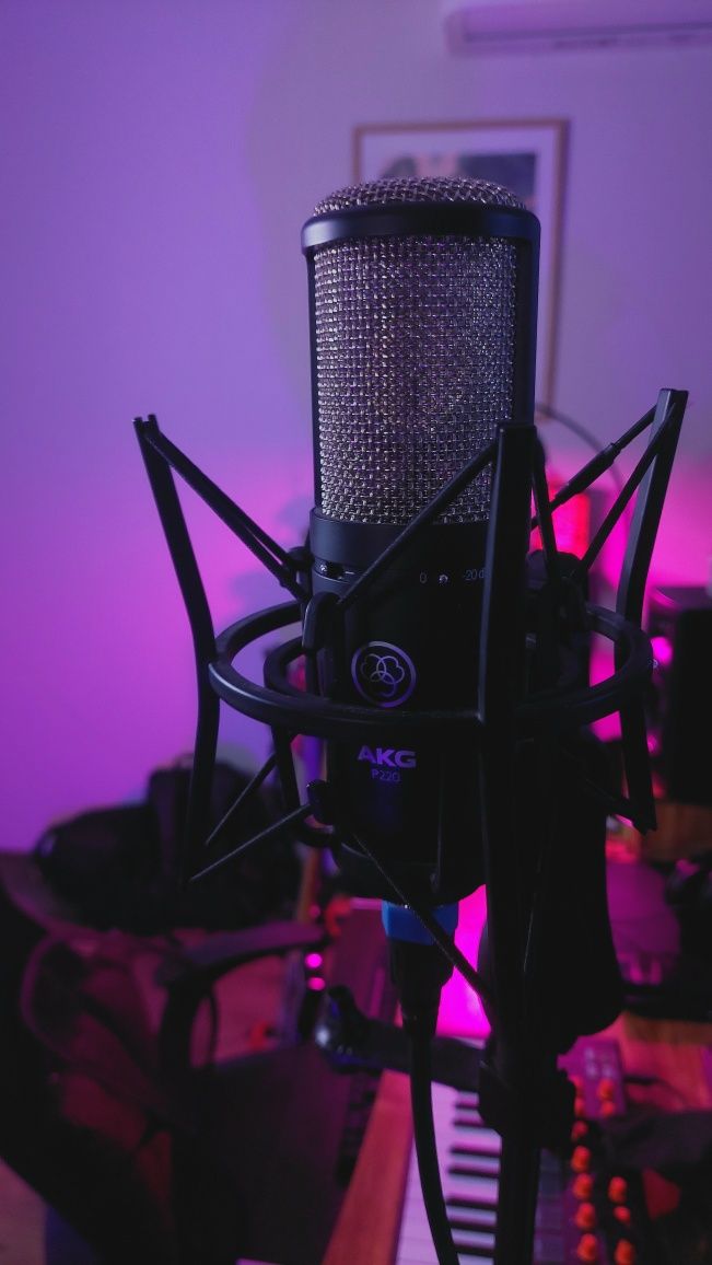 AKG P220 MKII кондензаторен микрофон с оригинален кейс