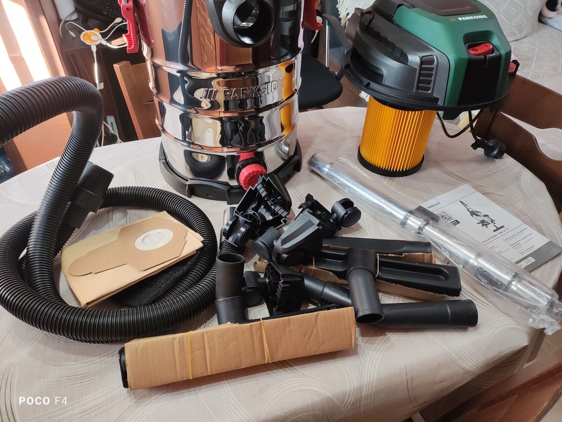 Прахосмукачка за сухо и мокро почистване PARKSIDE PWD 25 C4