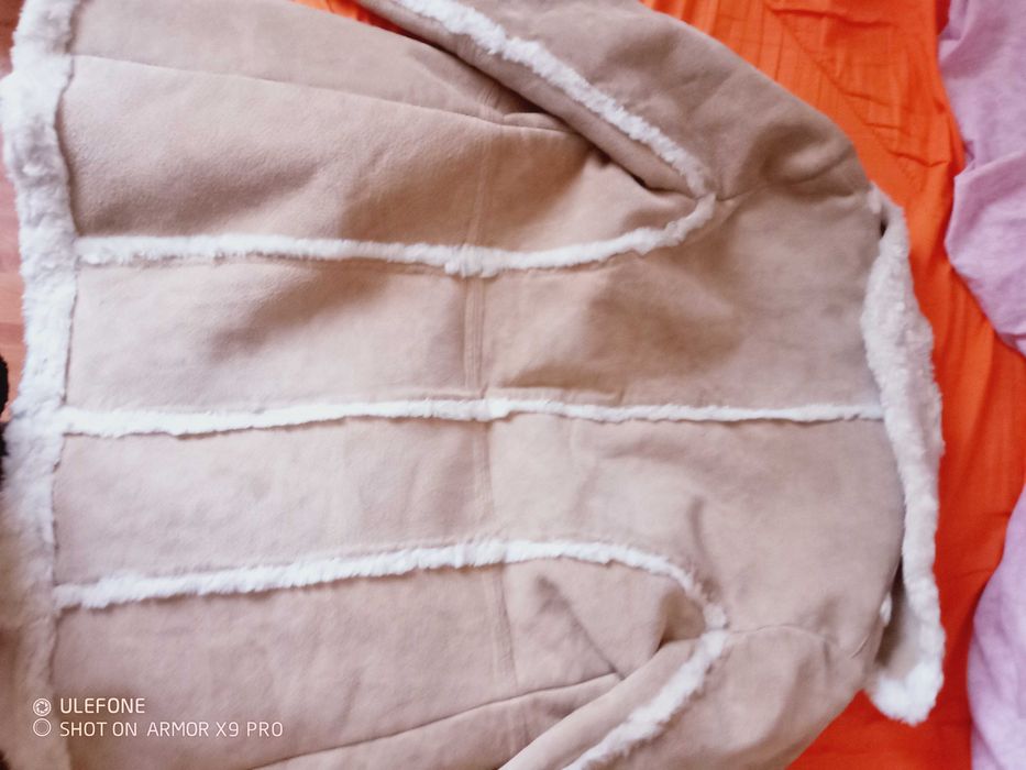 Cojocel piele întoarsă Damă/ Geci piele