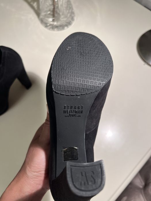 Замшевые ботильоны stuart wietzman оригинал