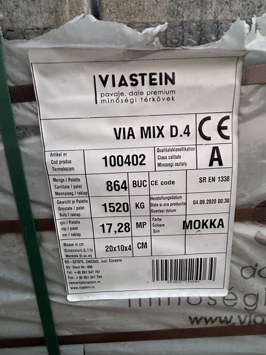 Vand pavaj Viastein model Via Mix culoare Mokka