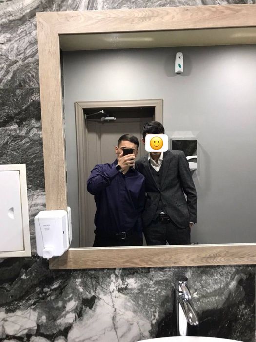 Костюм тройка серый