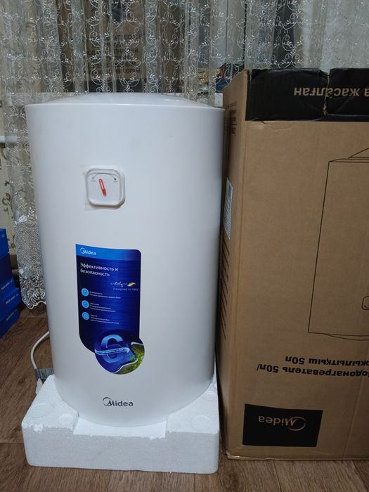 Водонагреватель Midea 50 литров с гарантией