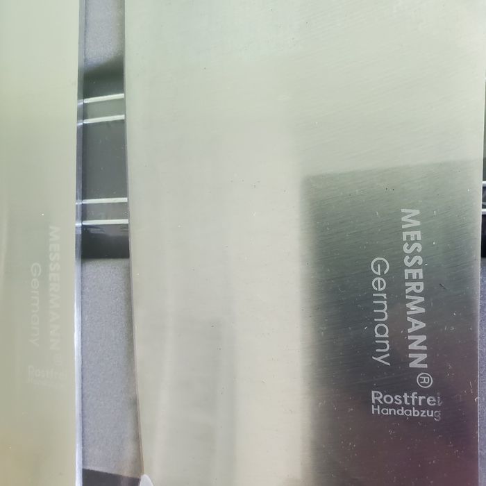 Комплект професионални немски месарски ножове,