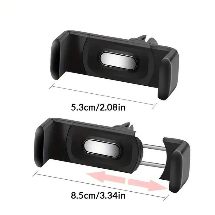 suport universal ABS pentru telefon, montat pe gurile de aerisire auto