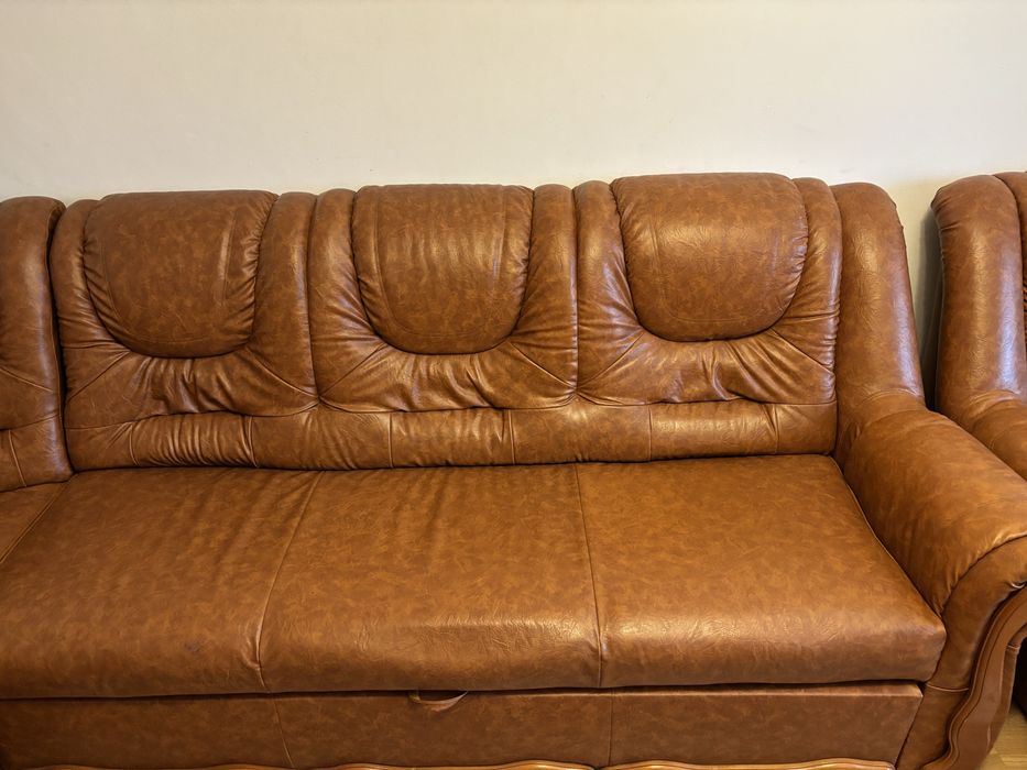 Colțar Extensibil Imitatie Piele, Canapea .