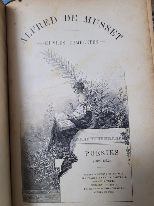 Alfred de Musset Poesies Oeuvres completes 1889