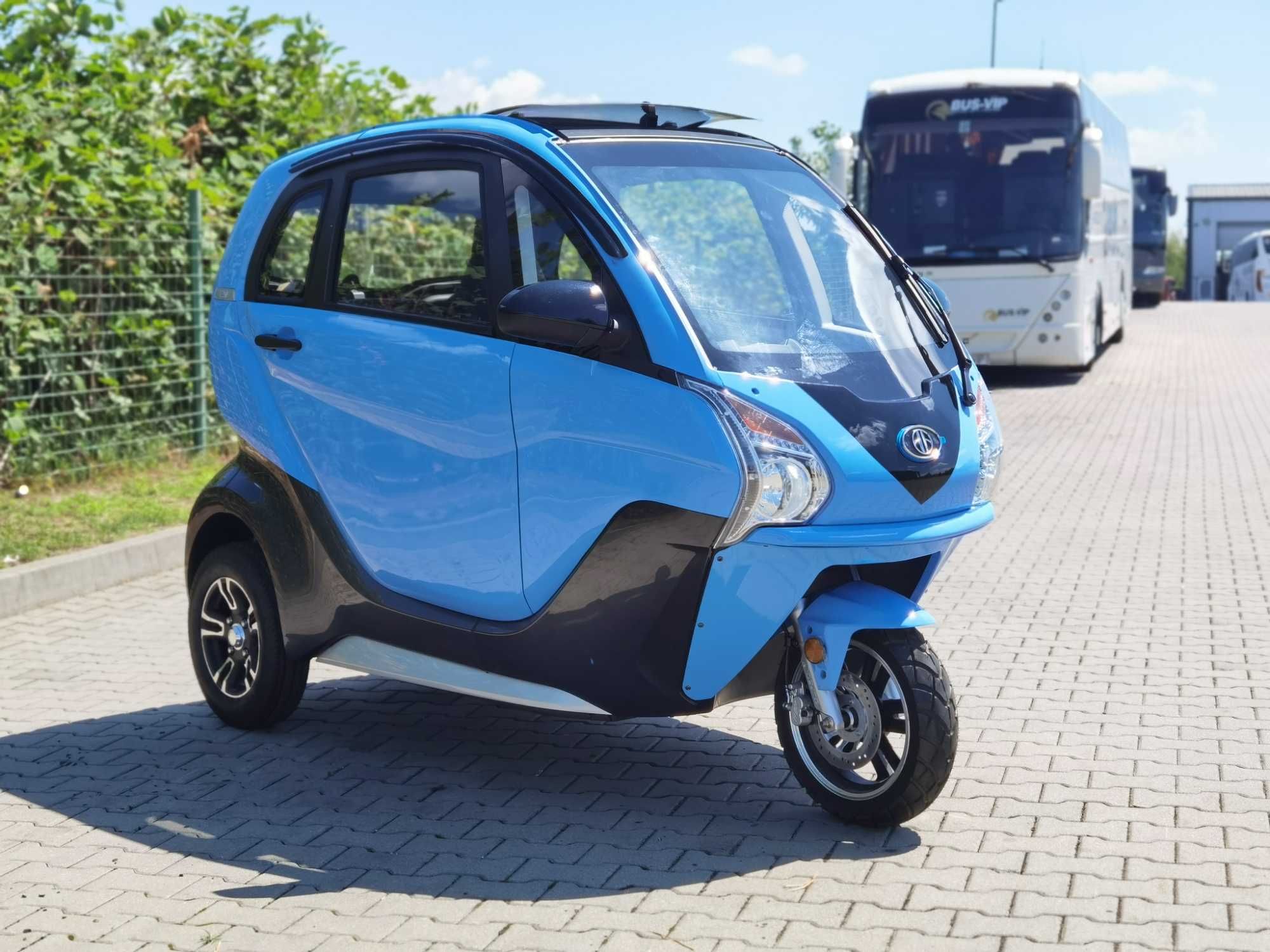 Vehicul electric cu 3 roti model AERA X2 motor 1200 W fara permis
