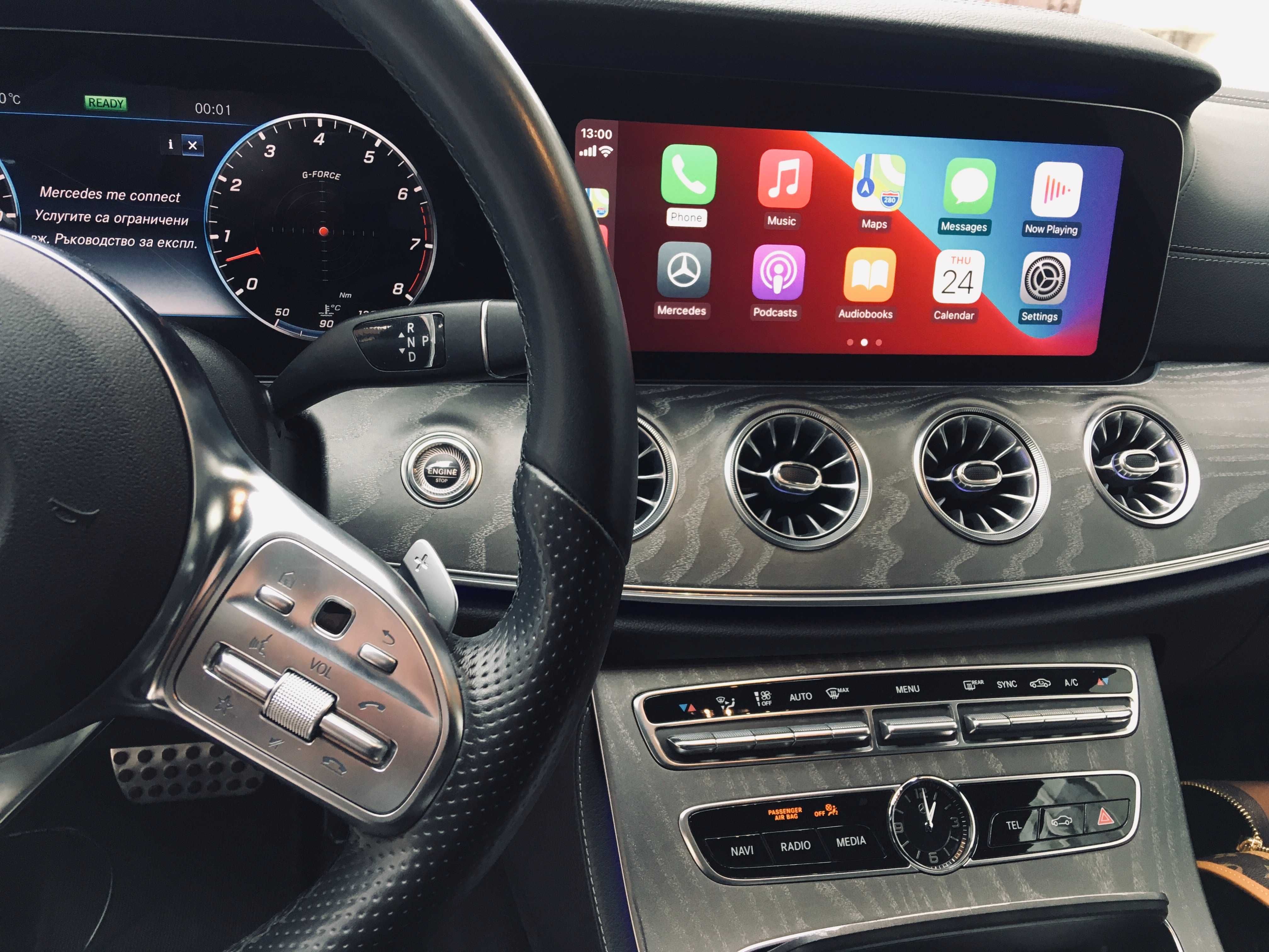 Мерцедес Android Auto Apple CarPlay за Коли от 2015 Включително Нагоре