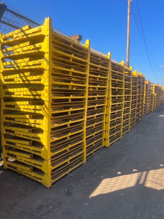 Vindem box paleti pliabili metalici industriali