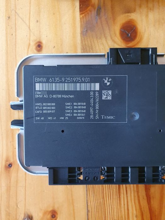 Modul/Calculator FRM 3 BMW F10 F11 F01 F02 F07 F06 F12 F13