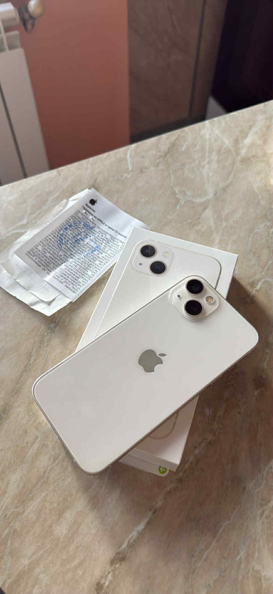 Iphone 13 , 128gb Бял