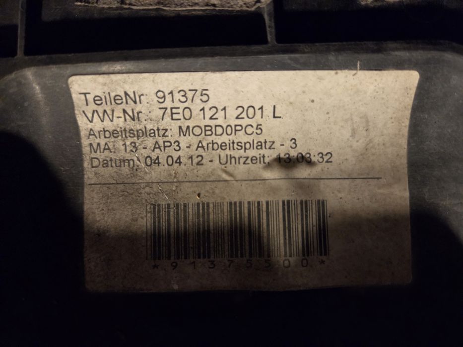 Ventilator vw cu carcasă  7e0121205