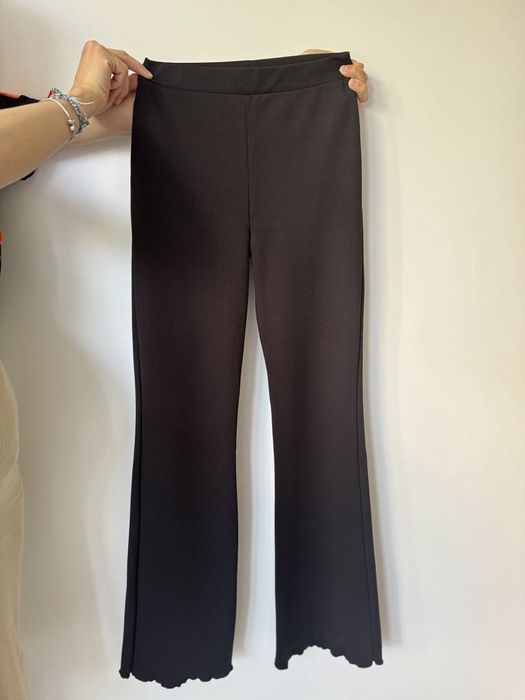 Черен елегантен панталон тип чарлстон