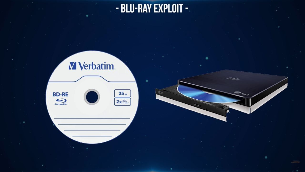 PS4 12.00 vzlom uchun  Blu-ray disk