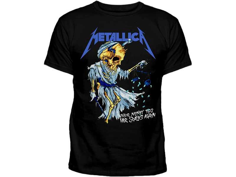 Рок тениска Metallica Модели и размери