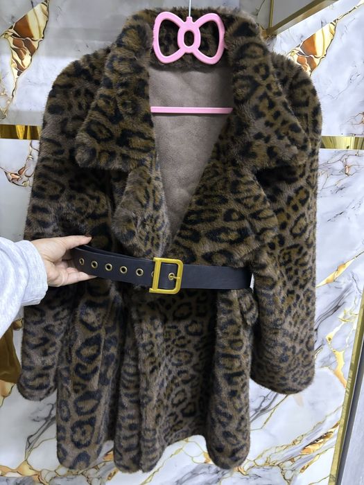 Леопардовые шуба до хл