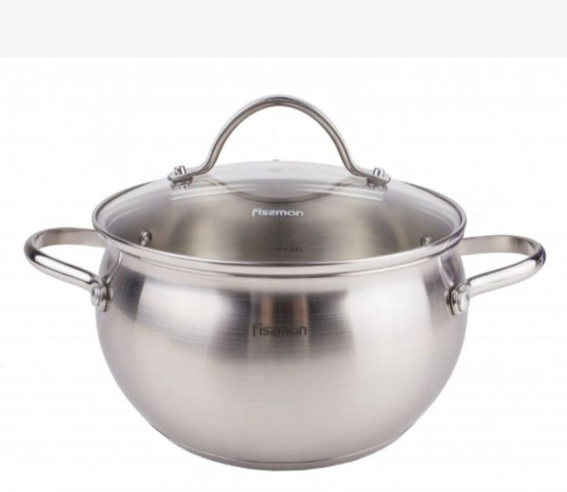 Кастрюля из нерж.стали "Fissman"
