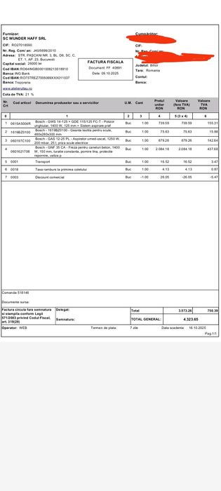 Bosch GNF 35 CA cu aspirator + flex cu adaptor aspirator.