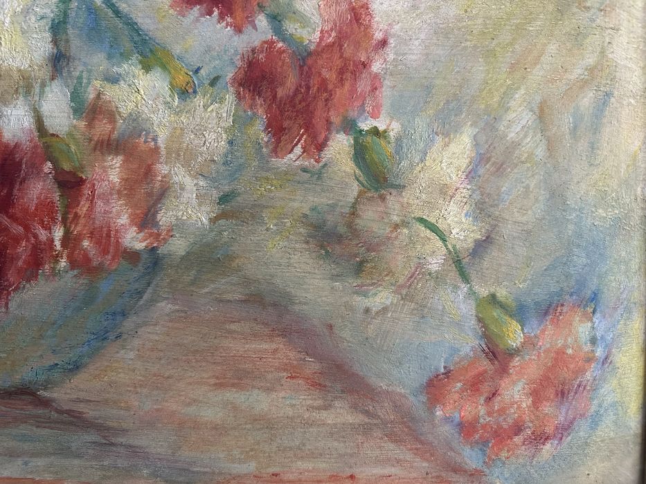 Elena Müller-Stăncescu-"Garofițe", pictură în ulei