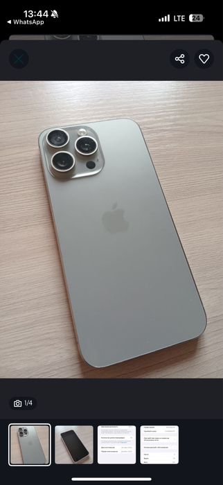 Iphone 15 Pro 256 GB серый