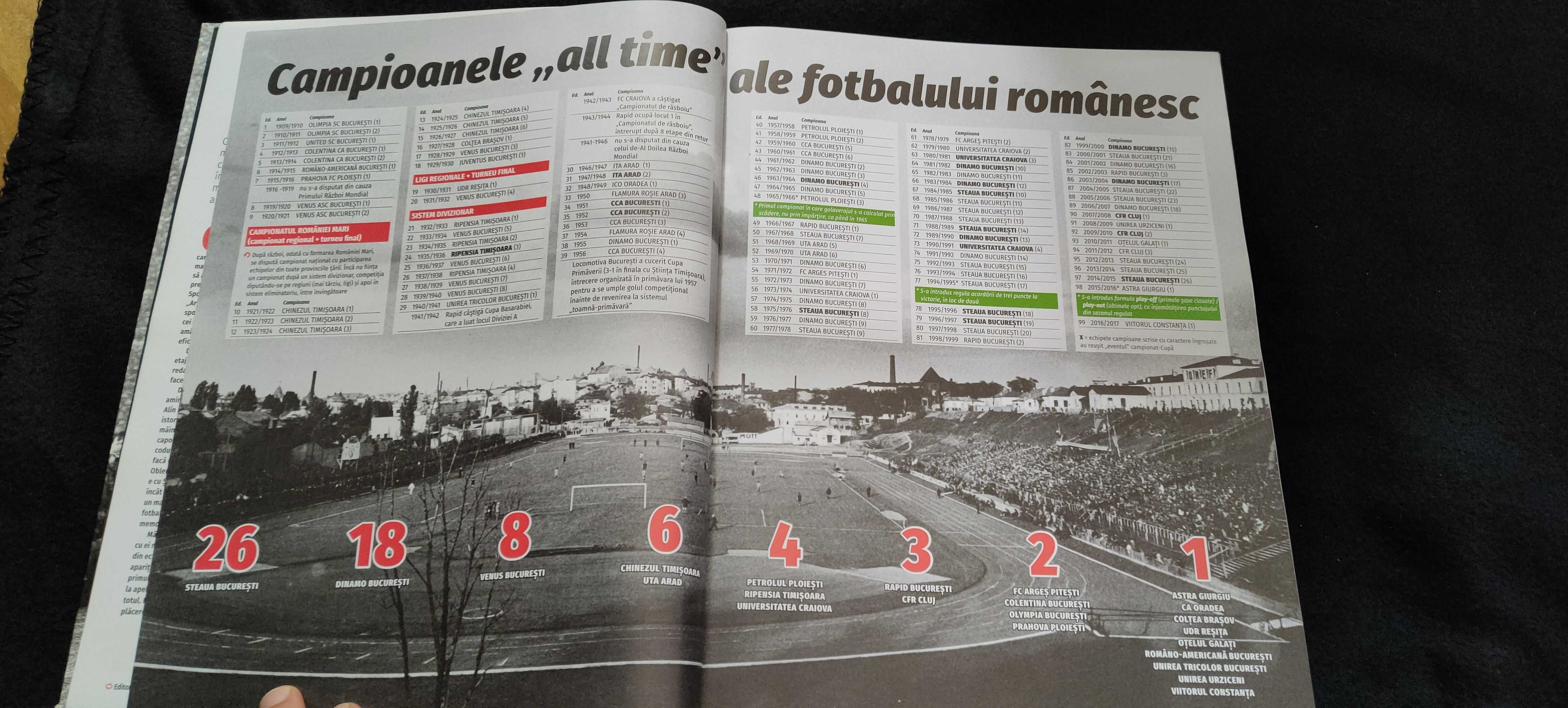 Carte 100 - Povestiile nemuritoare ale fotbalului romanesc
