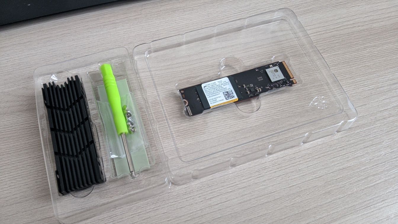 Новый SSD накопитель 512GB Micron M2 PCIe 4.0 x4