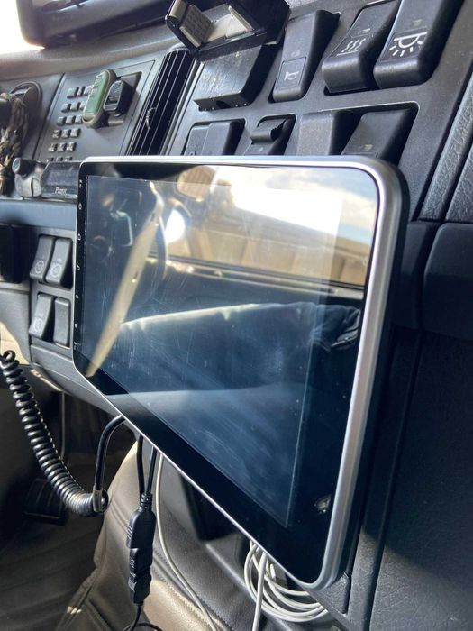 Navigație Android 15 1DIN Universală – Ecran Rotativ, CarPlay, QLED