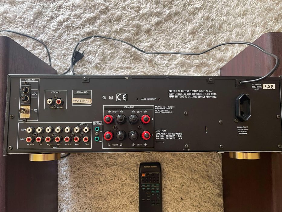 Boxe JBl LX3 GR•Amplificator Harman Kardon HK3250