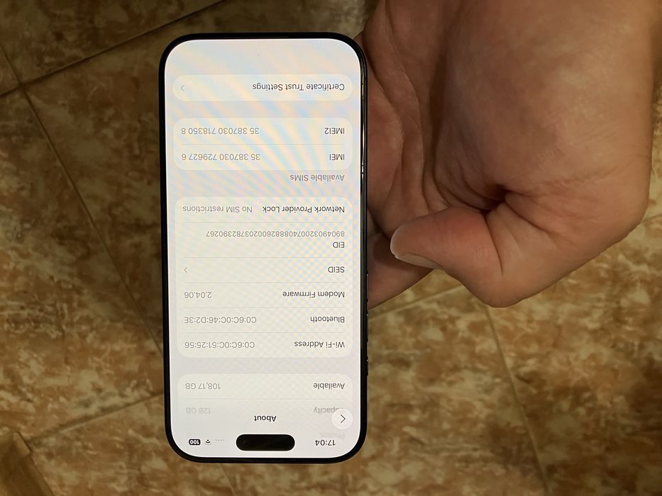 IPhone 16 Pro 128гб Black Titanium