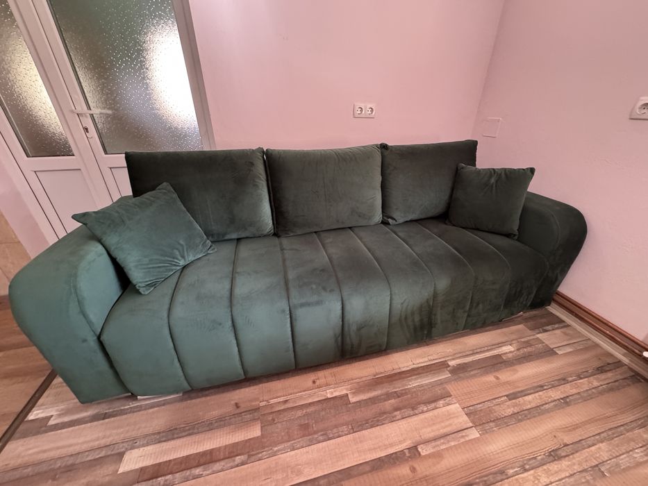 Canapea extensibila 3 locuri, Diego cu lada de depozitare 230x92x90 cm