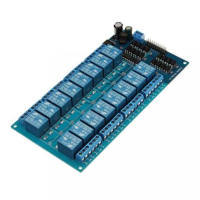 Модуль реле 16 канальный SRD-12VDC-SL-C для Arduino