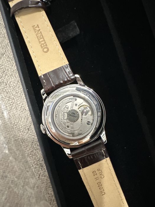 Ceas nou, in cutie, cu eticheta, Orient automatic.