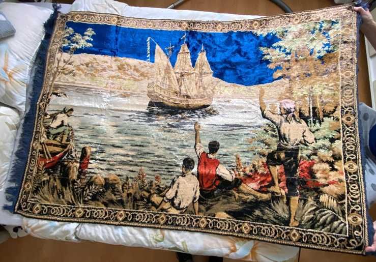 Carpetă Vintage Unică – Piesă de Colecție din Anii ’70
