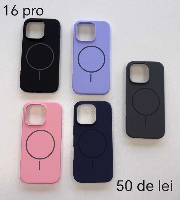 Huse, Folii, Cabluri iPhone 16 Pro - Montaj gratuit folie