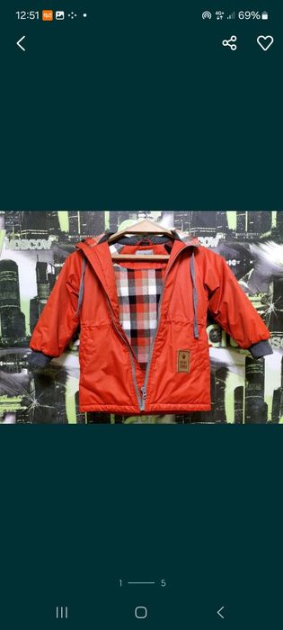 Детская куртка-пальто