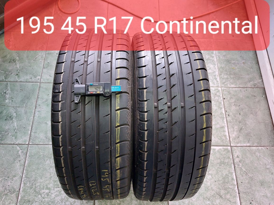 2 anvelope 195/45 R17 Continental