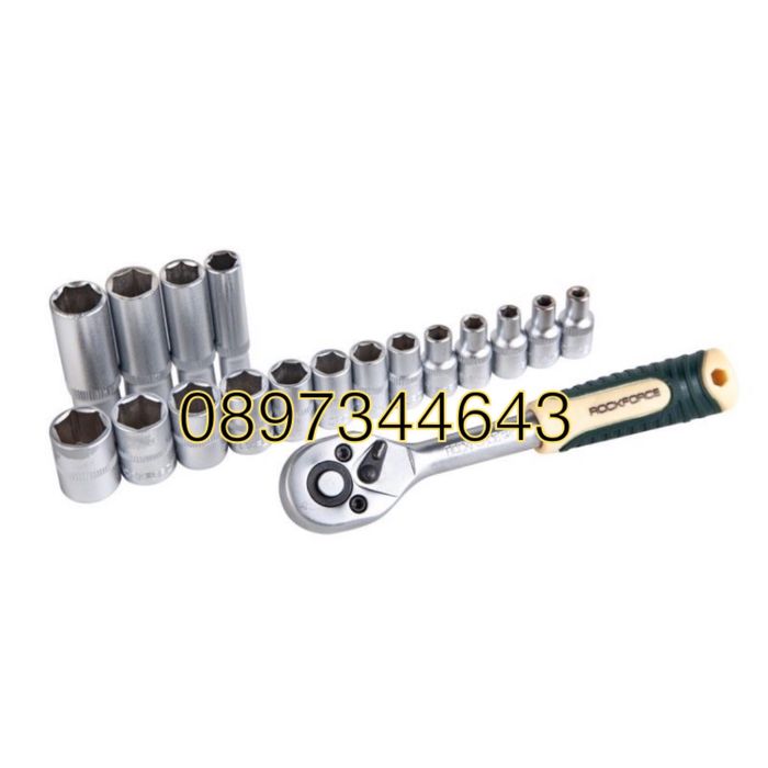Гедоре 62 части 1/4''Rockforce