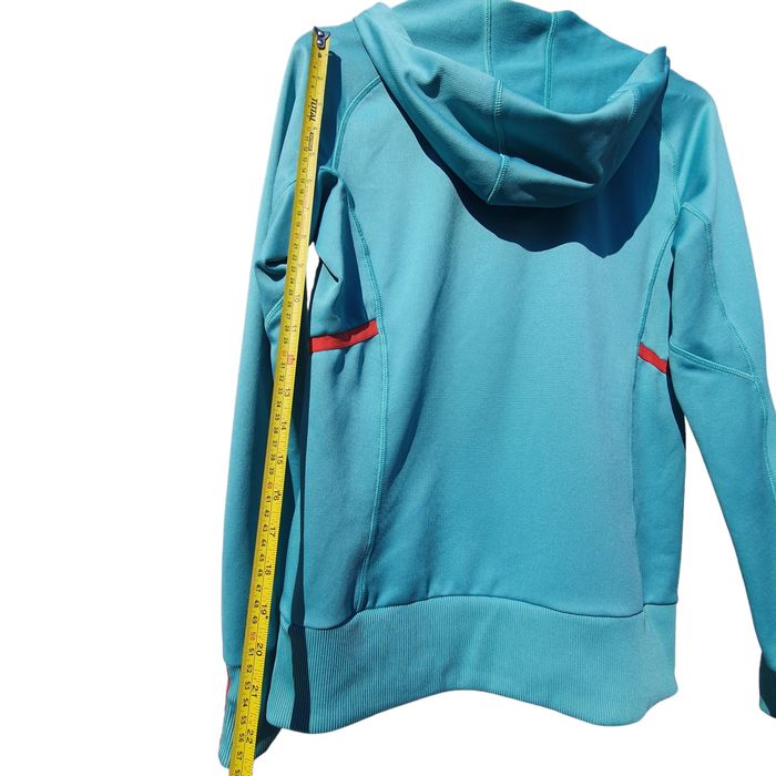 Hanorac sport S, dama, turcoaz, ODLO, maneca lunga