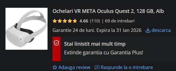 Meta Oculus Quest 2 128GB