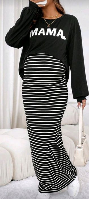 Комплект пола и блуза за бременни