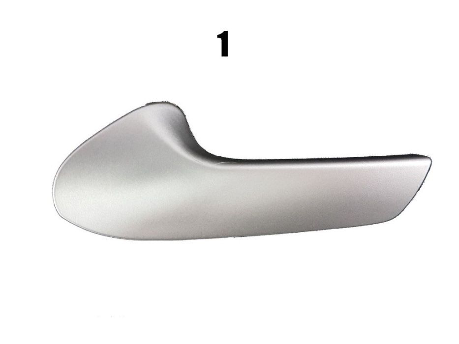 Вътрешна Дръжка за врата за Seat Ibiza 6J (Матиран хром сив , Хром )