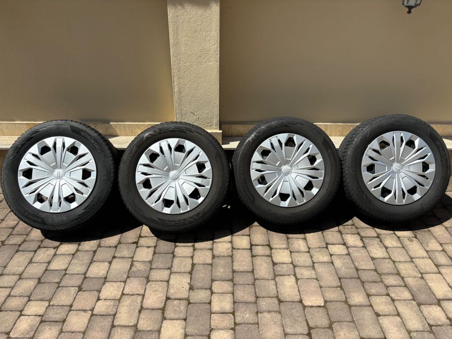 Urgent! Jante otel+anv iarna+capace Audi Q3 Tiguan 2 Kodiaq 215 65 17