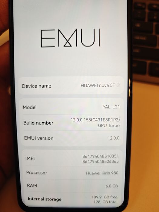 Смартфон Huawei Nova 5T