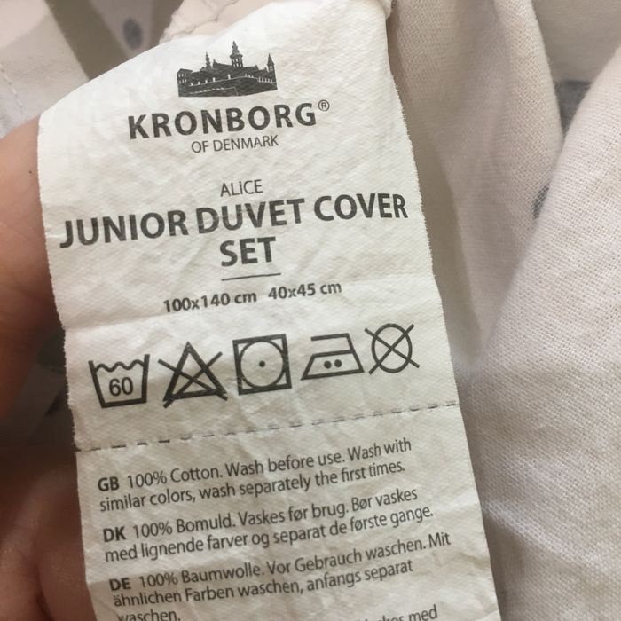 Set complet asternuturi ecologice pentru copii (incl. perne, pilote)