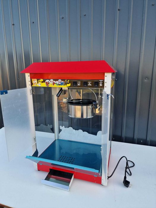 LIVRARE GRATUITA Masina de Popcorn / Floricele Mare 220V NOUA