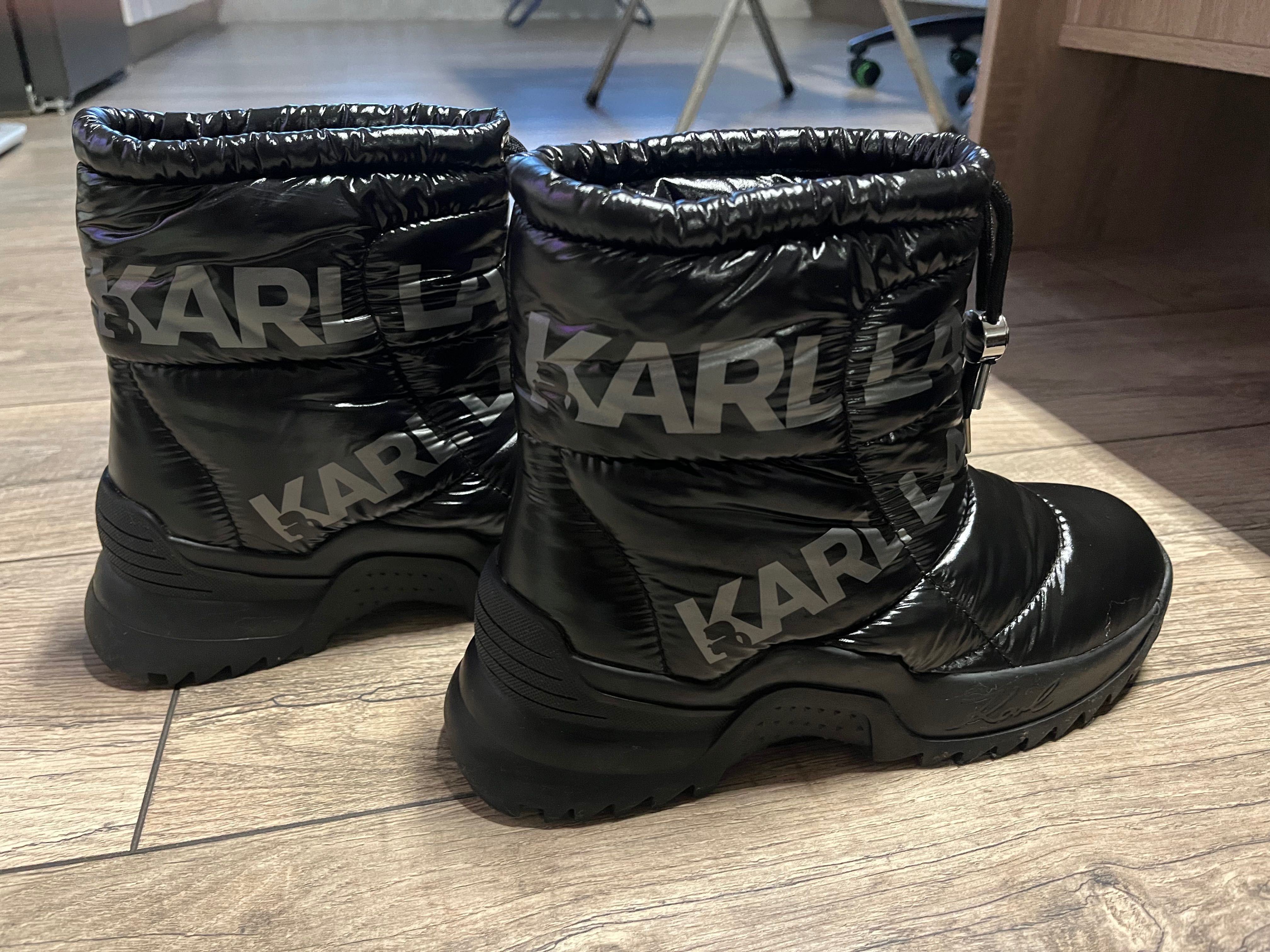 Зимни боти Karl Lagerfeld Snow Mid Ankle KL61550