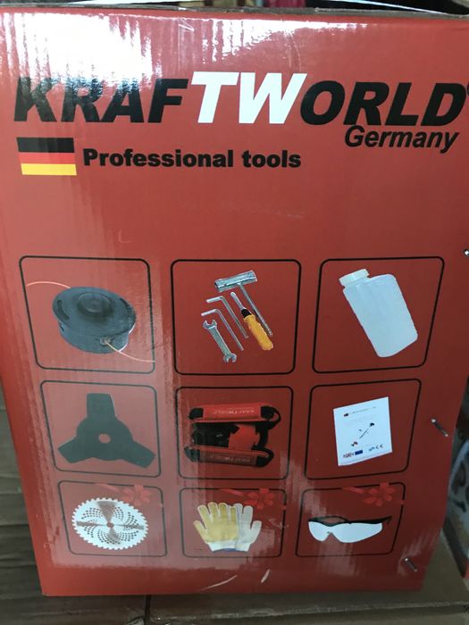 Моторен Тример за трева Бензинов 68 куб.Немски KRAF WORD гр.София